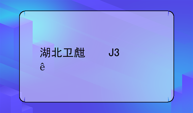 湖北卫生和健康
