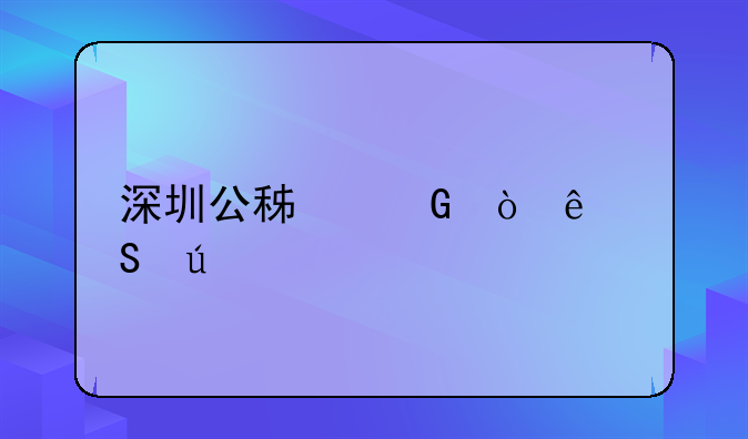 深圳公积金缴纳比例