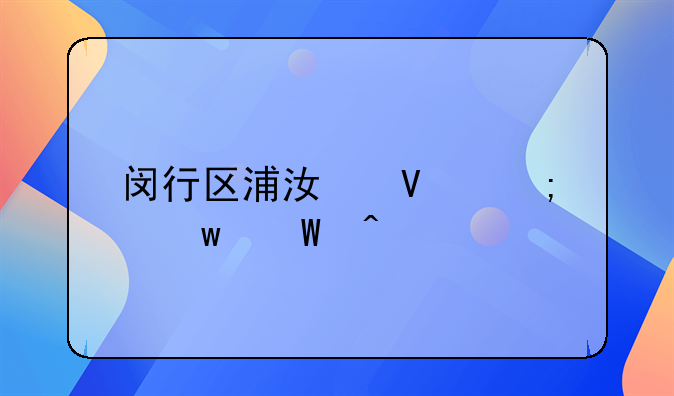 闵行区浦江镇低保何时入账
