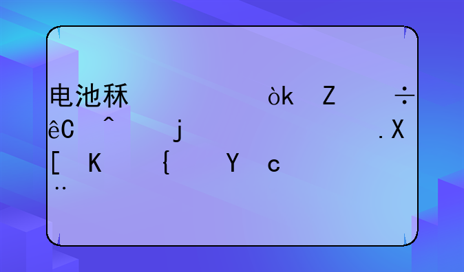 电池租赁：新能源时代的绿色共享经济探索